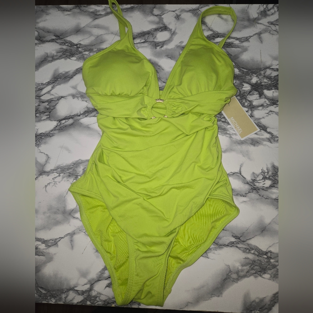 Michael Kors Neon Green Womens One Piece